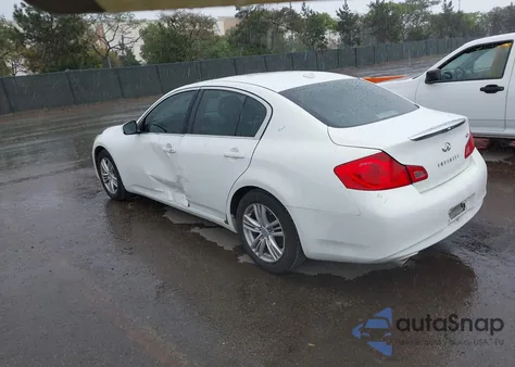 2012 Infiniti G25 Journey z USA, uszkodzony, nr VIN JN1DV6AP1CM810979